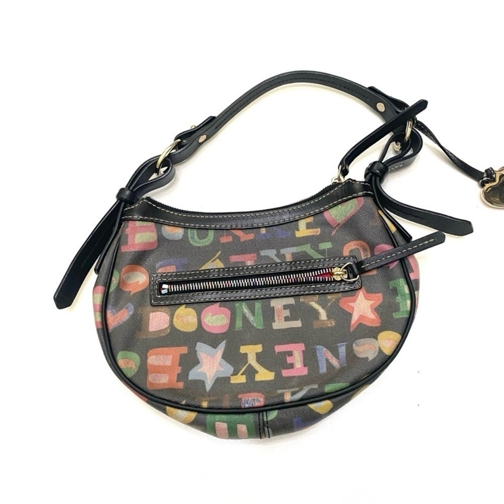 Dooney & bourke graffiti doodle vintage hobo bag
